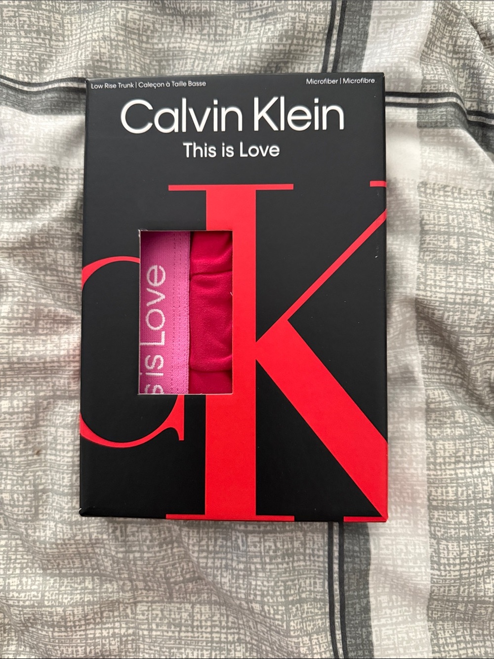 Calvin Klein Bright Pink Microfiber Bikini Briefs